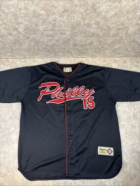 Philadelphia Phillies Jersey #15 Stardom Men's XL Button Down Philly JJT